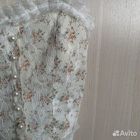 Топ винтаж кружево