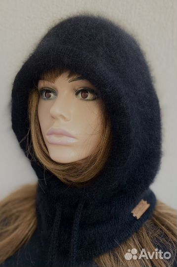 Капор капюшон из пуха норки