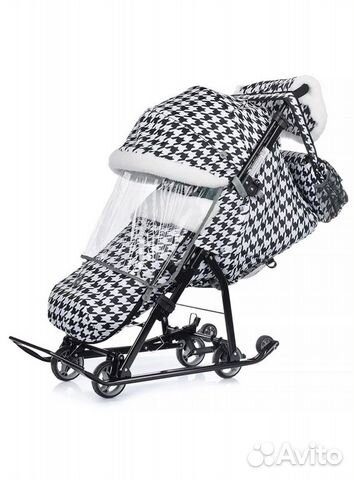 Санки коляска Ника 7-5к