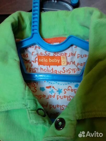 Костюм Sela вельветовый для мальчика 12-18 мес