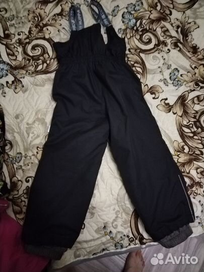 Полукомбинезон зимний для девочки 110