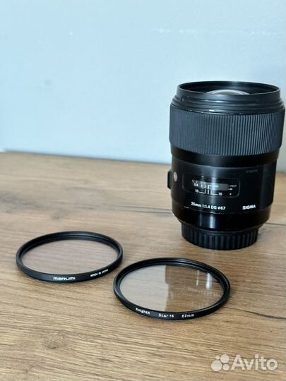 Объектив sigma 35 mm 1 4 canon