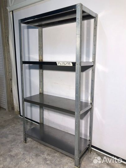 Стеллаж нержавейка 94х39х175