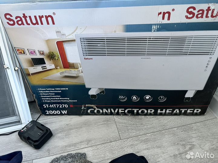 Конвектор электрический 2000вт