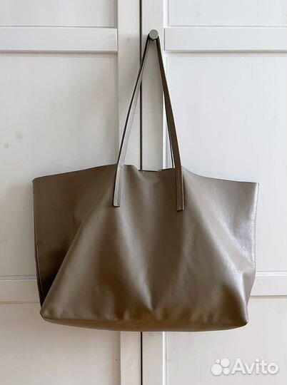 Massimo Dutti кожанная сумка шопер