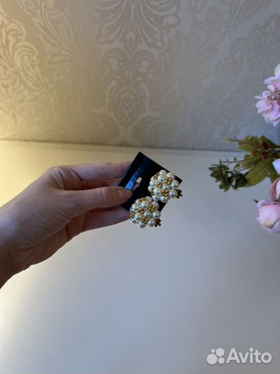 Серьги из бусин Dior Chanel