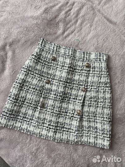 Твидовая юбка