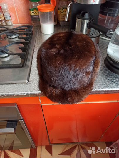 Норковая шапка мужская