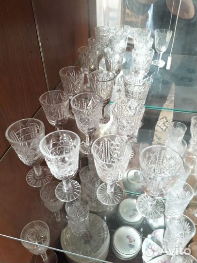 Хрустальные стопки бокалы СССР