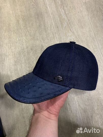 Кепки, Бейсболки из кожи Страуса, Питона