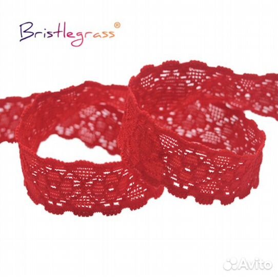 Кружевная резинка отделочная 16мм 5 ярдов (4,5м)