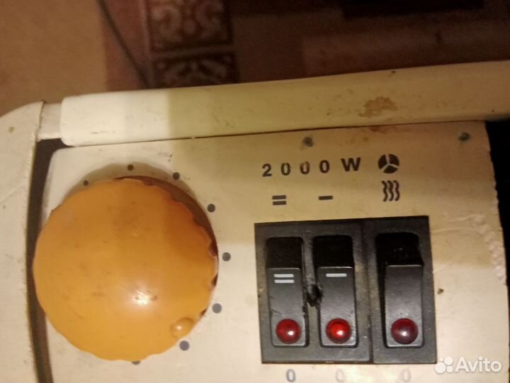 Обогреватель тепловентилятор конвектор 2000Вт