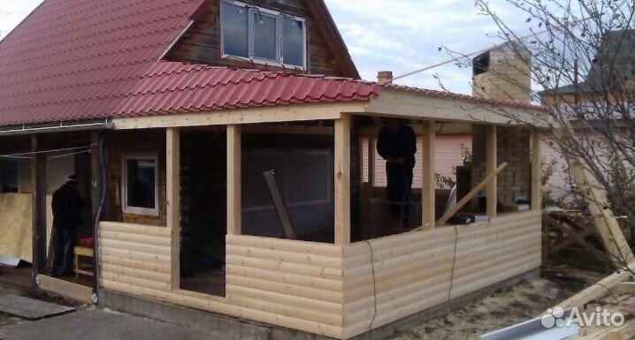 Строительство пристроек веранд террас