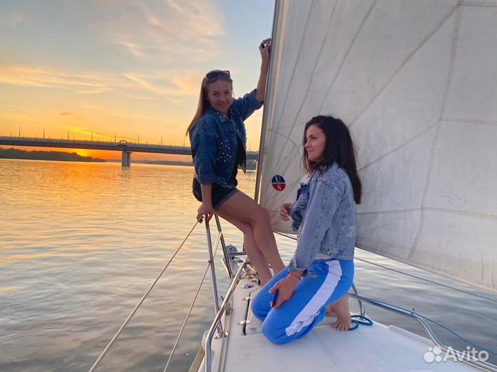 Прогулки на яхте в Омске