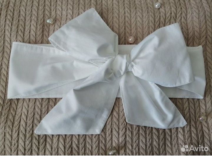 Лента бант для конверта на выписку из роддома