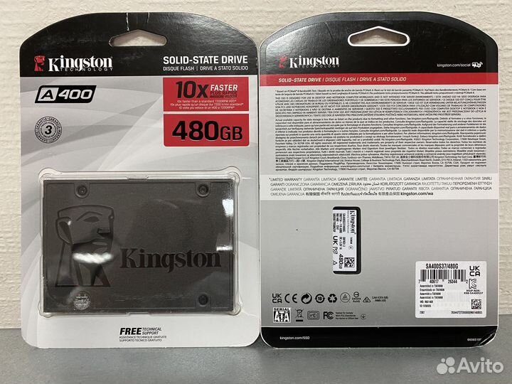 Kingston 480GB SA400S37/480G