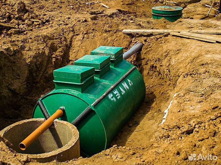 Септик Биодека с переливом