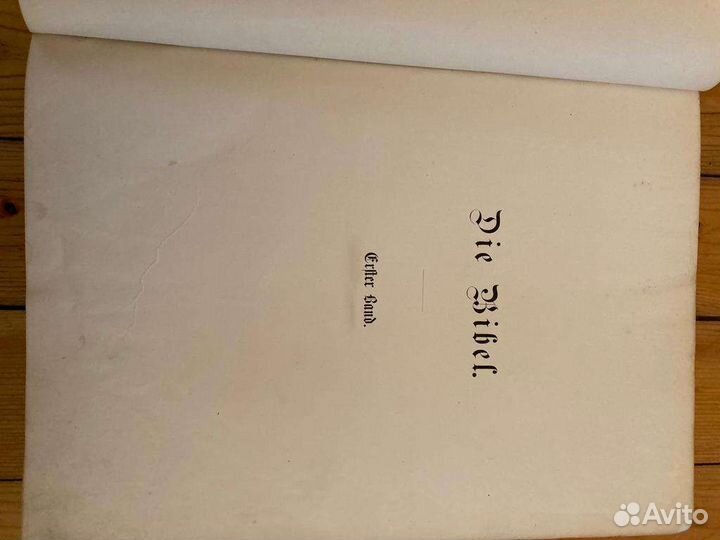 Бибиблия на немецком 2 тома