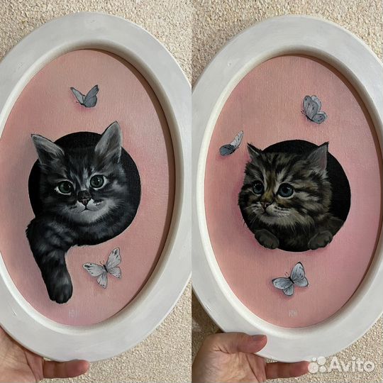 Картины котята 20х30