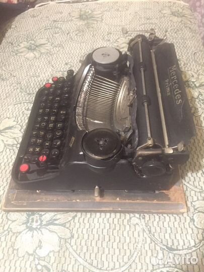 Пишущая машинка mercedes prima