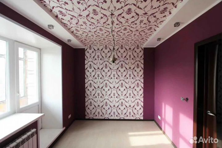 Шпаклевка под обои, под покраску. Поклейка обоев