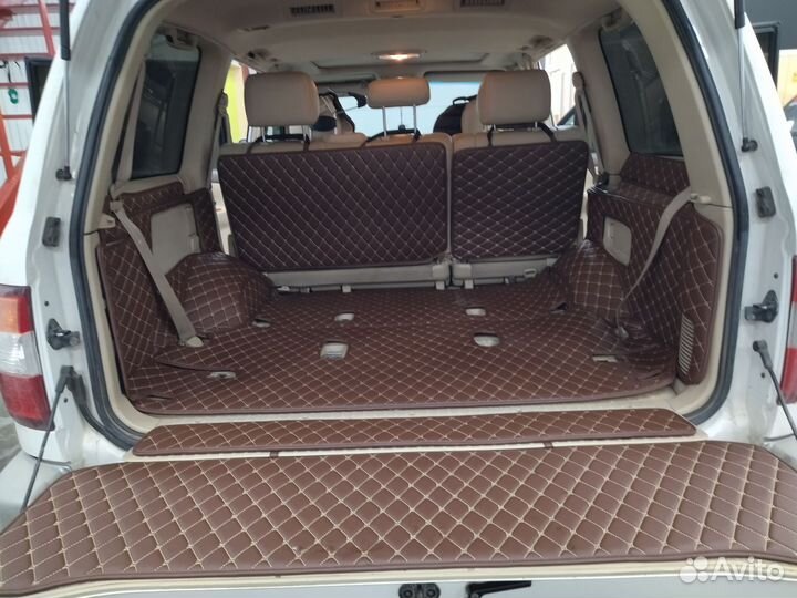 3d коврики из экокожи на Renault Rapid