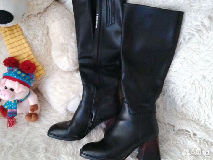 Сапоги женские осенние натуральная кожа 36 размер