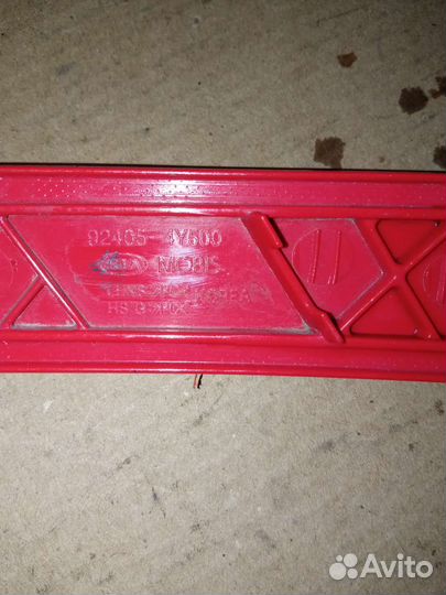 Kia Rio 3 левый отражатель катафот задний бампер