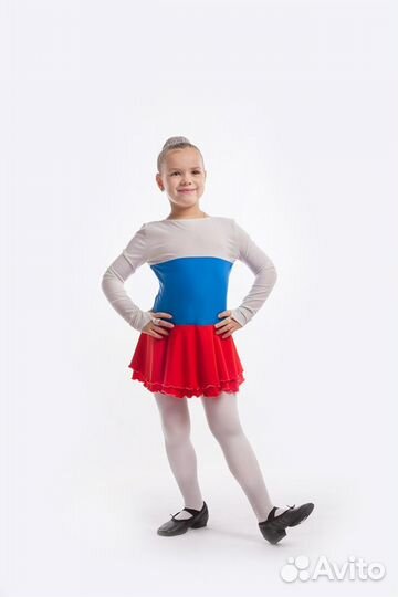 Купальник с юбкой для танцев