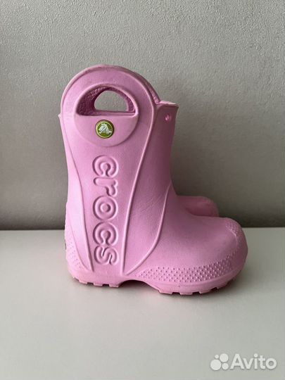 Детские резиновые сапоги crocs c6