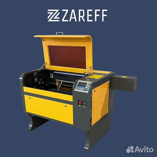 Лазерный станок Zareff Ruida 600х400мм 60x40 60W