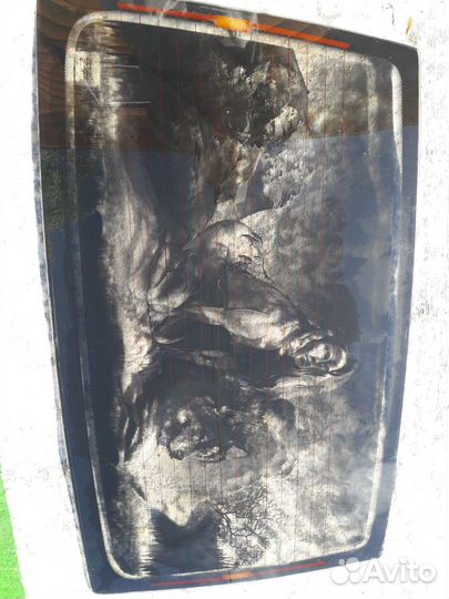 Заднее стекло ваз 2114