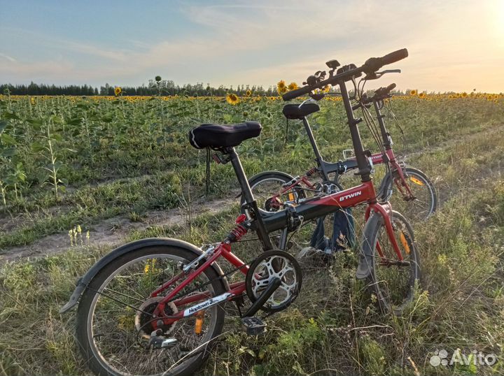 Велосипед b-twin складной