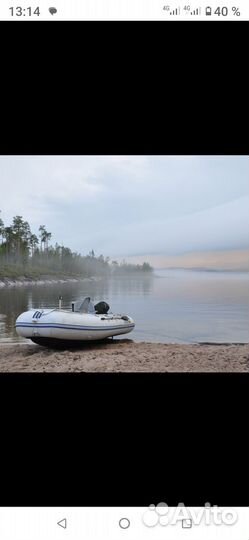 Лодка пвх нднд Солар 380 с мотором 9,9 Mikatsu