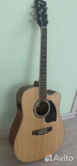 Акустическая гитара ibanez pf15ece-nt