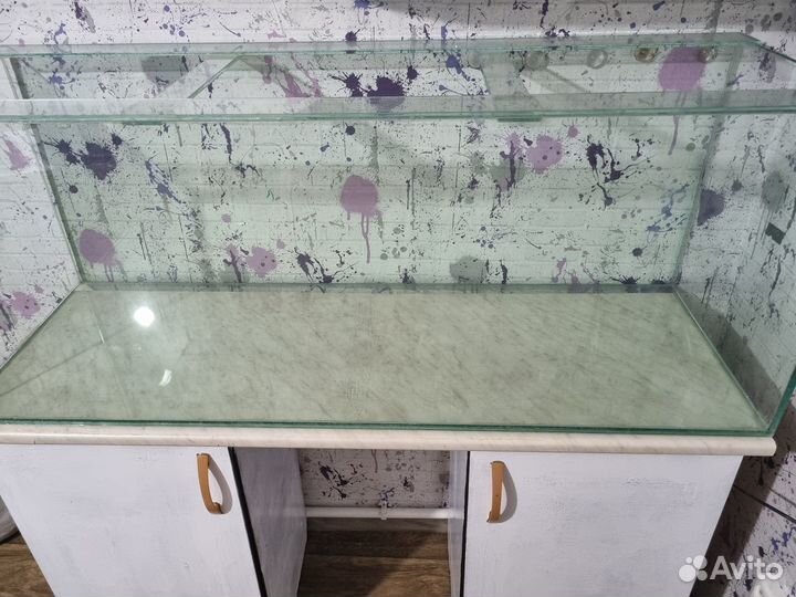 Продам аквариум для рыб 200л с тумбой