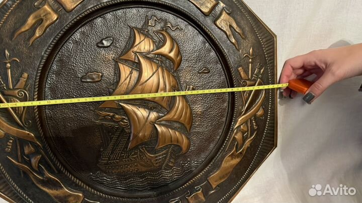 Чеканка СССР Парусник