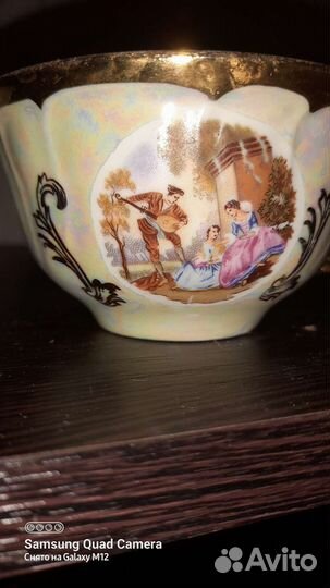 Чайные чашки с блюдцами фарфор