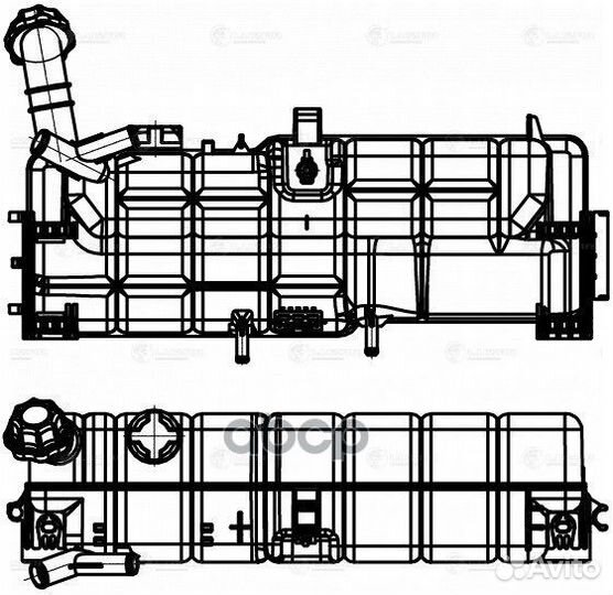 Бачок расширит. охл. жидкости LET1570 luzar