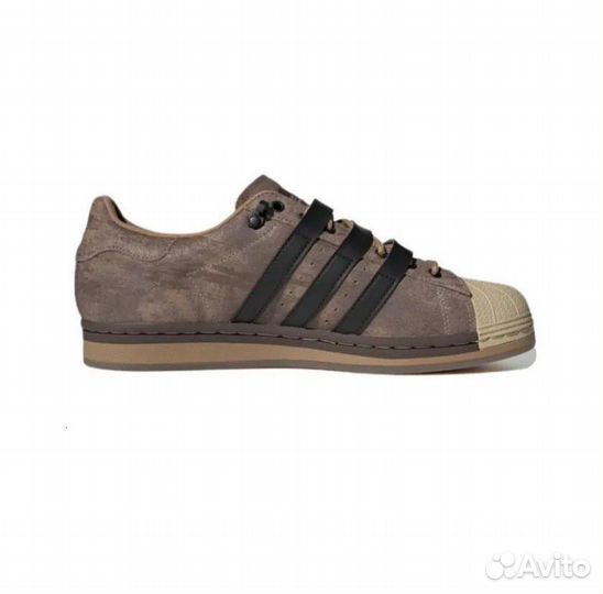 Melting Sadness x Adidas Superstar Brown Black