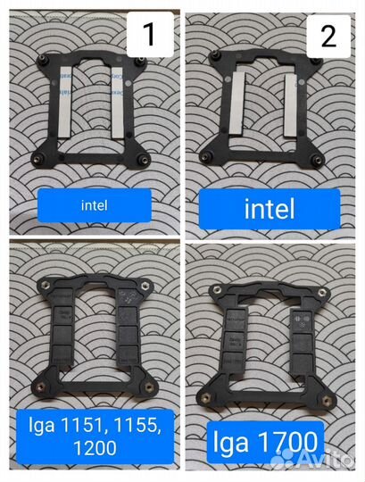 Крепление для кулера процессора intel / amd