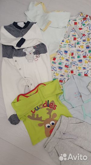 Пакет одежды 68 74 80 для мальчика