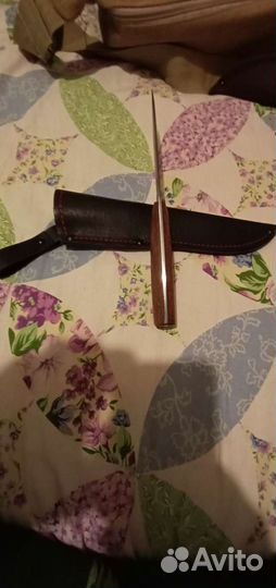 Нож кованый цельнометаллический хв5