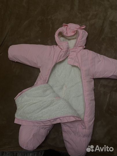 Детский зимний комбинезон 9-12 74-80-86