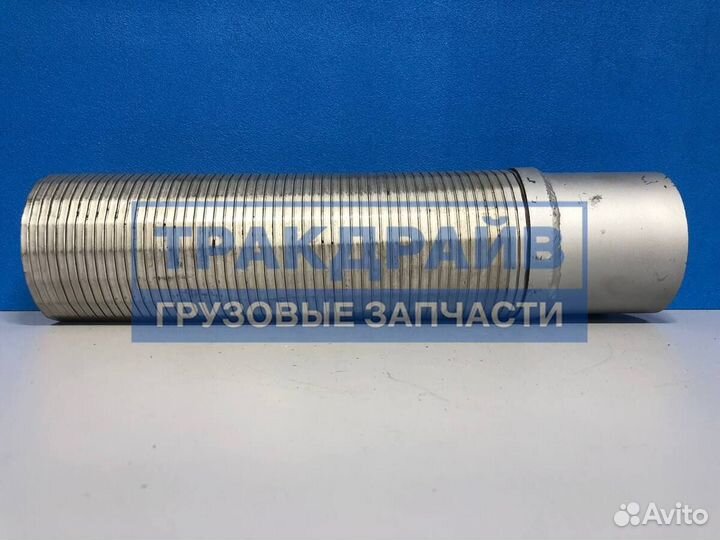 Труба глушителя MAN TGA TGS TGX сетка с флянцем оцинкованная 443x110x114 мм