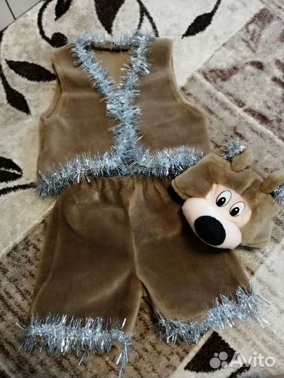 Новогодний костюм (заяц, медведь, гном, пират - ра