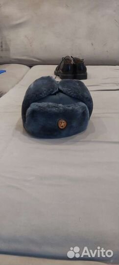 Шапка ушанка мужская военная 58