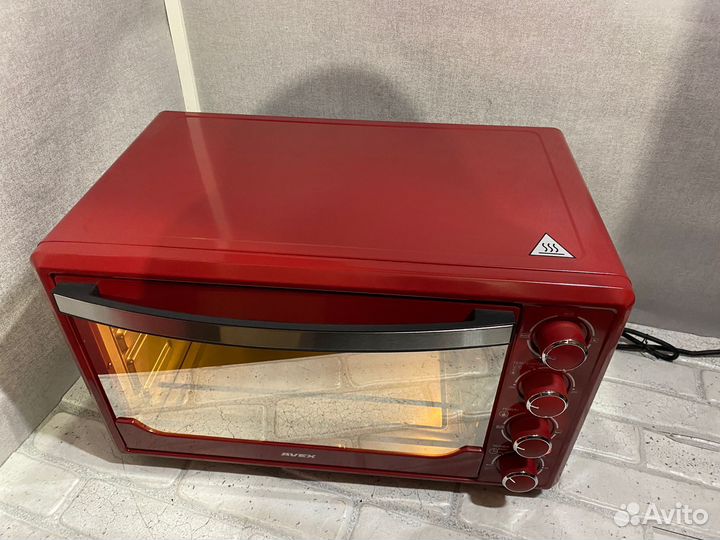 Мини-печь Avex TR 350 mrcl красная