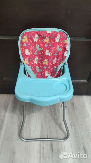 Стульчик для кормления игрушечный для кукол