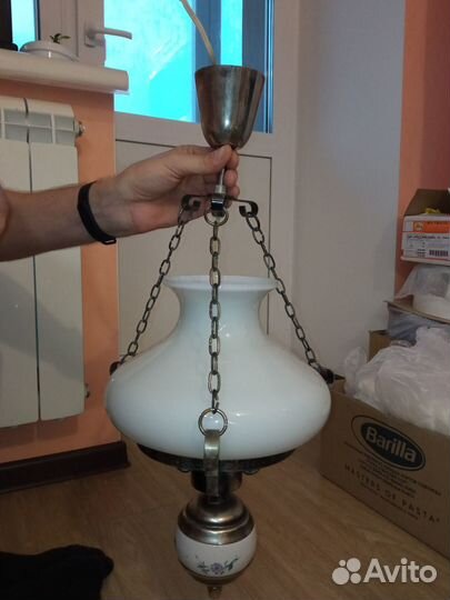 Люстра СССР фарфор, винтаж